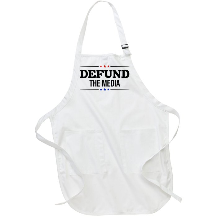 Defund The Media USA Full-Length Apron With Pockets