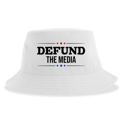 Defund The Media USA Sustainable Bucket Hat