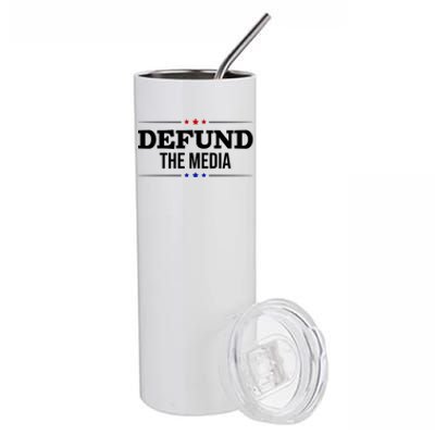 Defund The Media USA Stainless Steel Tumbler