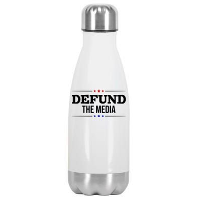 Defund The Media USA Stainless Steel Insulated Water Bottle