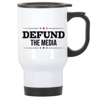 Defund The Media USA Stainless Steel Travel Mug