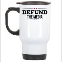 Defund The Media USA Stainless Steel Travel Mug