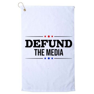 Defund The Media USA Platinum Collection Golf Towel