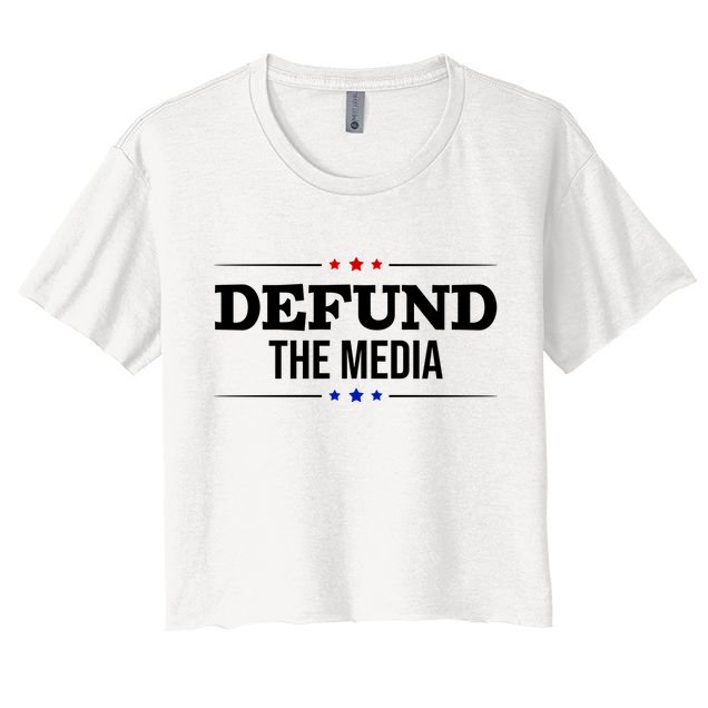 Defund The Media USA Crop Top