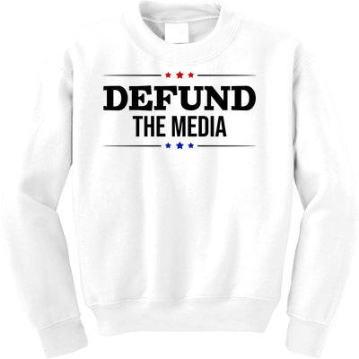 Defund The Media USA Kids Sweatshirt