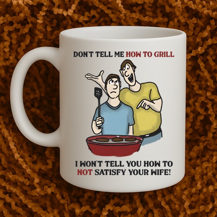 Dont Tell Me How To Grill Mug