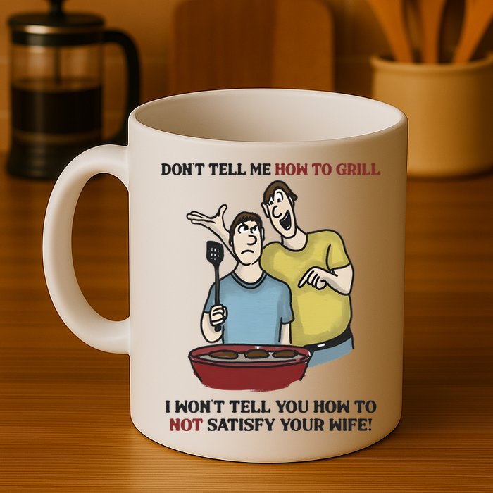 Dont Tell Me How To Grill Mug