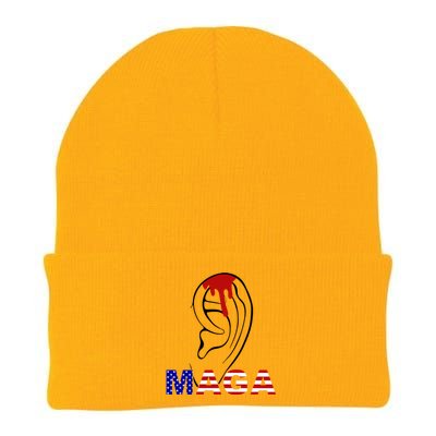 Donald Trump Maga Gun Shot To The Ear Knit Cap Winter Beanie