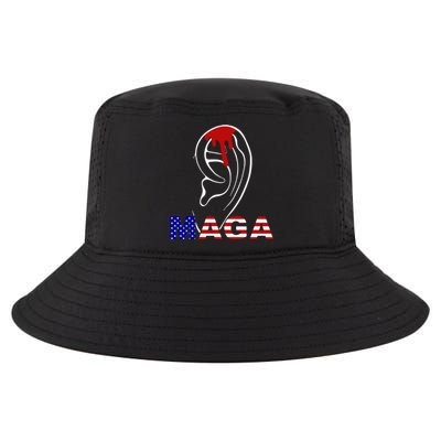 Donald Trump Maga Gun Shot To The Ear Cool Comfort Performance Bucket Hat