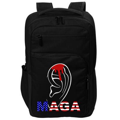 Donald Trump Maga Gun Shot To The Ear Impact Tech Backpack