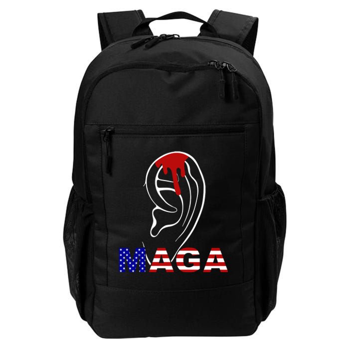 Donald Trump Maga Gun Shot To The Ear Daily Commute Backpack