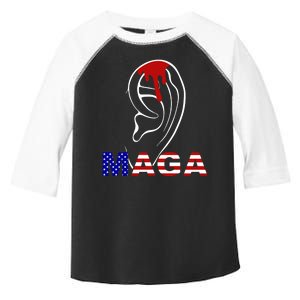 Donald Trump Maga Gun Shot To The Ear Toddler Fine Jersey T-Shirt