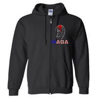 Donald Trump Maga Gun Shot To The Ear Full Zip Hoodie