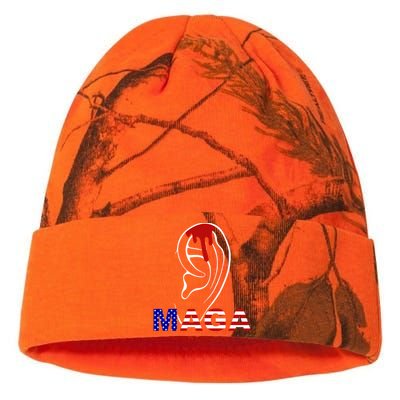 Donald Trump Maga Gun Shot To The Ear Kati Licensed 12" Camo Beanie