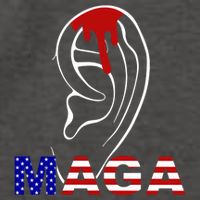 Donald Trump Maga Gun Shot To The Ear Vector Backpack