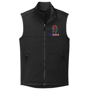 Donald Trump Maga Gun Shot To The Ear Collective Smooth Fleece Vest