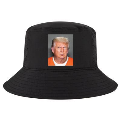 Donald Trump Mugshot MAGA 2024 Front & Back Cool Comfort Performance Bucket Hat