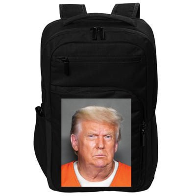 Donald Trump Mugshot MAGA 2024 Front & Back Impact Tech Backpack