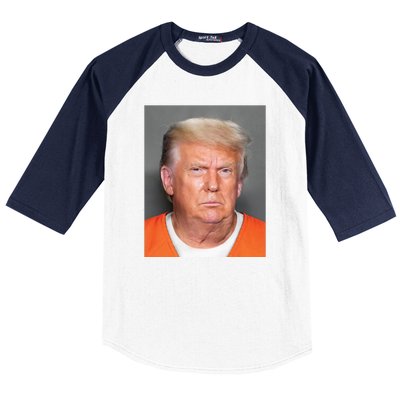 Donald Trump Mugshot MAGA 2024 Front & Back Baseball Sleeve Shirt