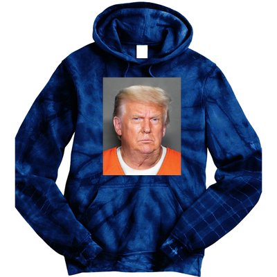 Donald Trump Mugshot MAGA 2024 Front & Back Tie Dye Hoodie