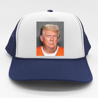 Donald Trump Mugshot MAGA 2024 Front & Back Trucker Hat