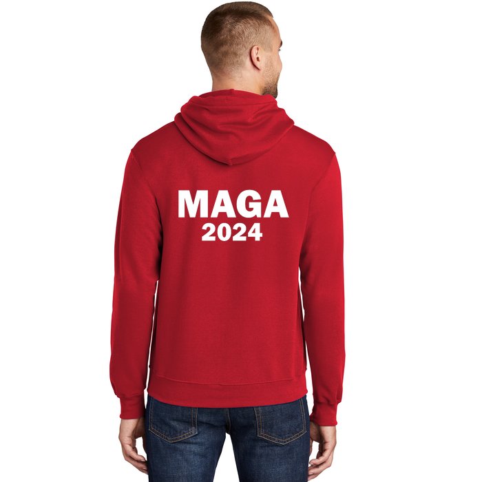 Donald Trump Mugshot MAGA 2024 Front & Back Hoodie