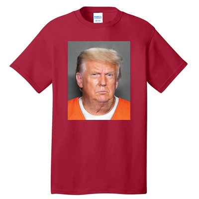 Donald Trump Mugshot MAGA 2024 Front & Back Tall T-Shirt