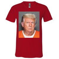 Donald Trump Mugshot MAGA 2024 Front & Back V-Neck T-Shirt