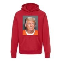 Donald Trump Mugshot MAGA 2024 Front & Back Premium Hoodie