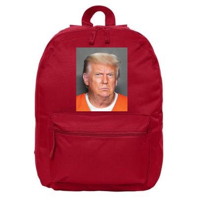 Donald Trump Mugshot MAGA 2024 Front & Back 16 in Basic Backpack