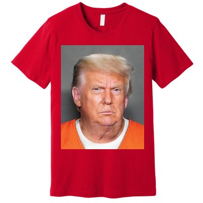 Donald Trump Mugshot MAGA 2024 Front & Back Premium T-Shirt