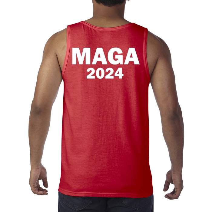 Donald Trump Mugshot MAGA 2024 Front & Back Tank Top