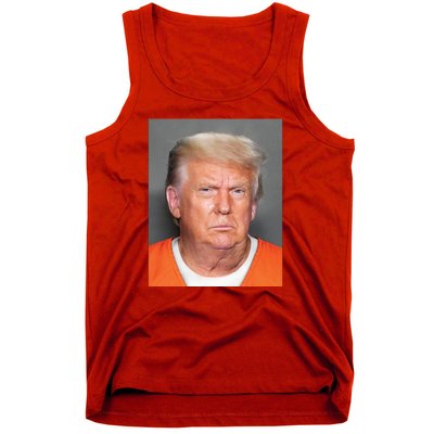 Donald Trump Mugshot MAGA 2024 Front & Back Tank Top