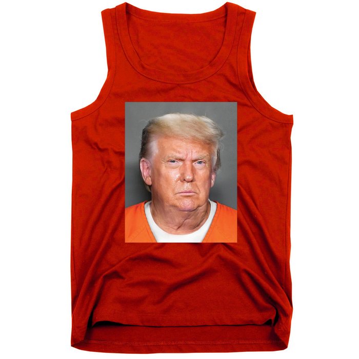 Donald Trump Mugshot MAGA 2024 Front & Back Tank Top