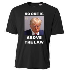 Donald Trump Mug Shot No One Is Above The Law Anti Trump Cooling Performance Crew T-Shirt