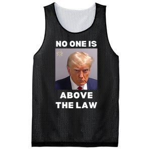 Donald Trump Mug Shot No One Is Above The Law Anti Trump Mesh Reversible Basketball Jersey Tank