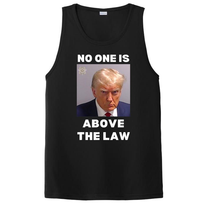 Donald Trump Mug Shot No One Is Above The Law Anti Trump PosiCharge Competitor Tank