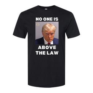 Donald Trump Mug Shot No One Is Above The Law Anti Trump Softstyle CVC T-Shirt