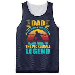 Dad The Man The Myth The Pickleball Legend Mesh Reversible Basketball Jersey Tank