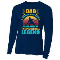 Dad The Man The Myth The Pickleball Legend Cooling Performance Long Sleeve Crew