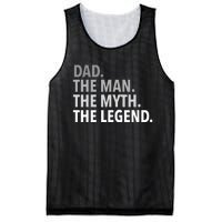 Dad The Man The Myth The Legend Mesh Reversible Basketball Jersey Tank