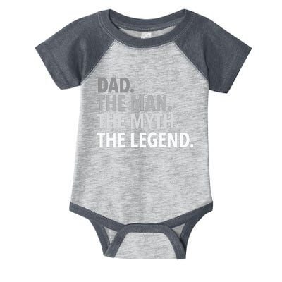 Dad The Man The Myth The Legend Infant Baby Jersey Bodysuit