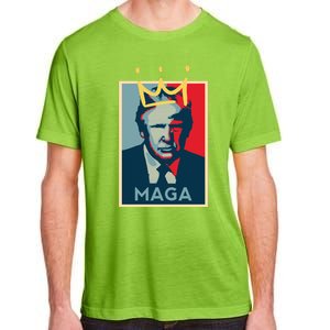 Donald Trump MAGA KING | Make America Great Again | Trump 2024 Adult ChromaSoft Performance T-Shirt