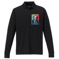 Donald Trump MAGA KING | Make America Great Again | Trump 2024 Performance Long Sleeve Polo