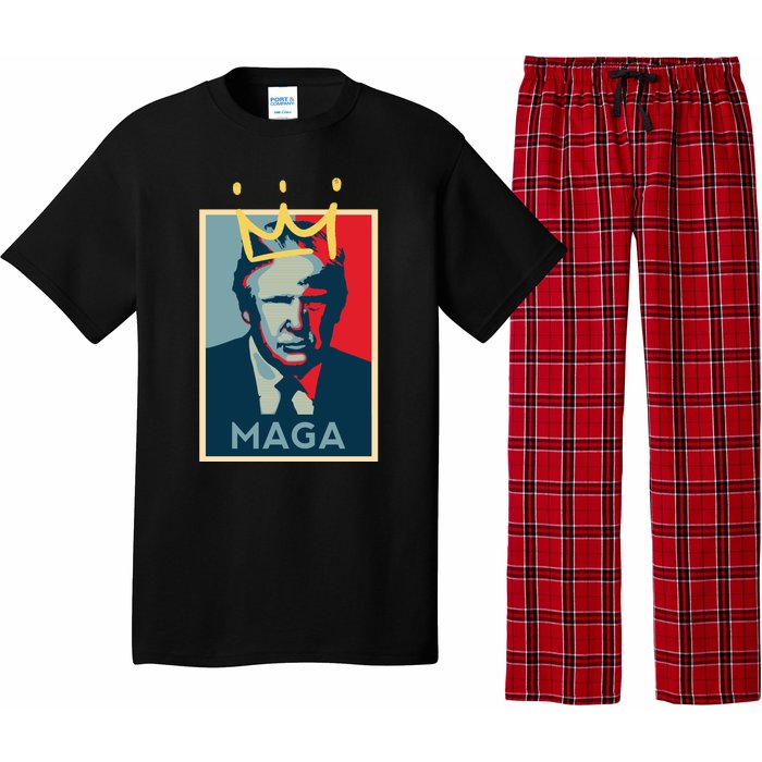 Donald Trump MAGA KING | Make America Great Again | Trump 2024 Pajama Set