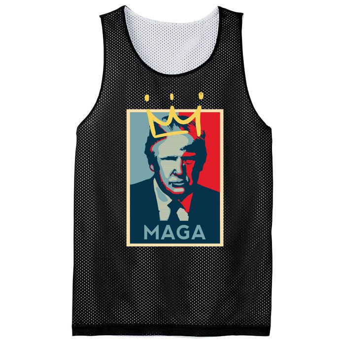 Donald Trump MAGA KING | Make America Great Again | Trump 2024 Mesh Reversible Basketball Jersey Tank