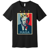 Donald Trump MAGA KING | Make America Great Again | Trump 2024 Premium T-Shirt