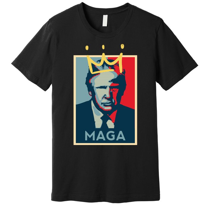 Donald Trump MAGA KING | Make America Great Again | Trump 2024 Premium T-Shirt