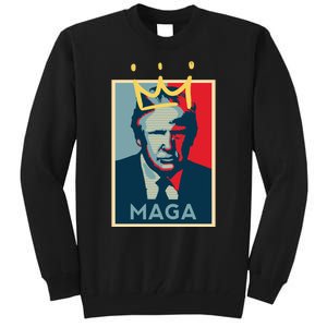 Donald Trump MAGA KING | Make America Great Again | Trump 2024 Tall Sweatshirt