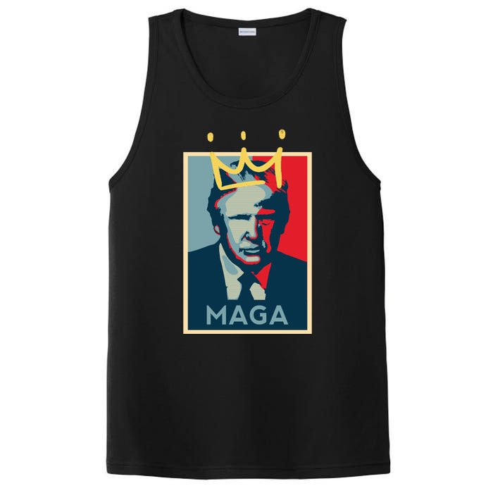 Donald Trump MAGA KING | Make America Great Again | Trump 2024 PosiCharge Competitor Tank